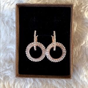 925 Sterling Silver and Cubic Zirconia Earrings